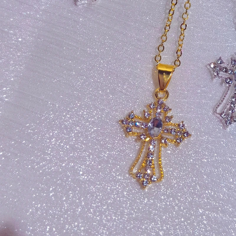 ZIRCON CROSS NECKLACE®